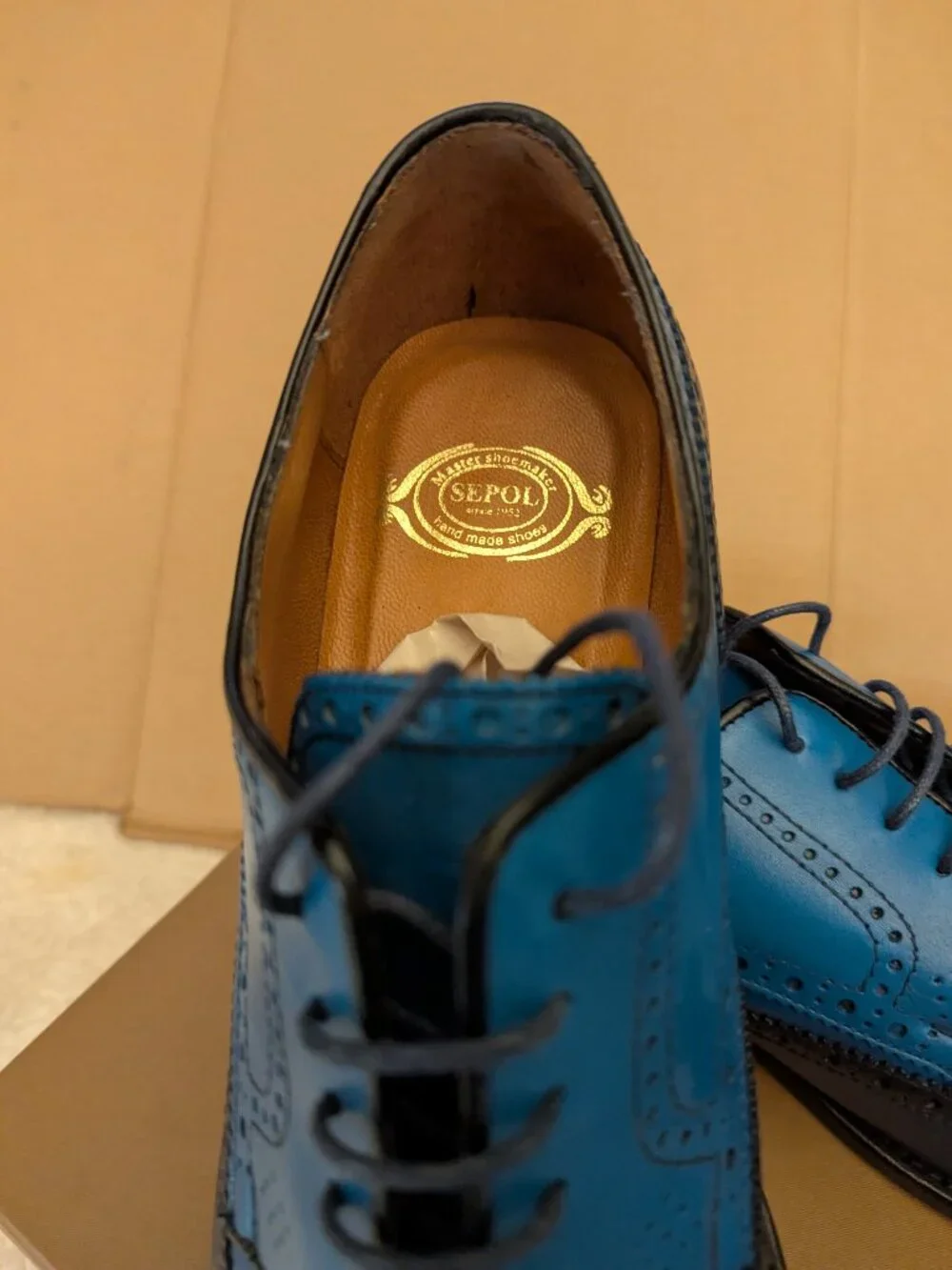 SEPOL brogue wingtip